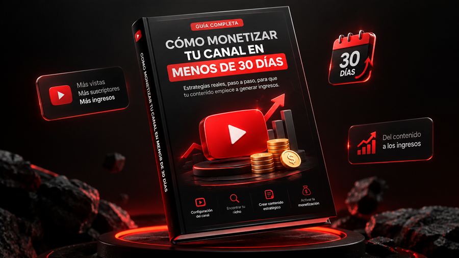 Guía canal monetizado en 30 días